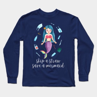 Save a Mermaid Long Sleeve T-Shirt